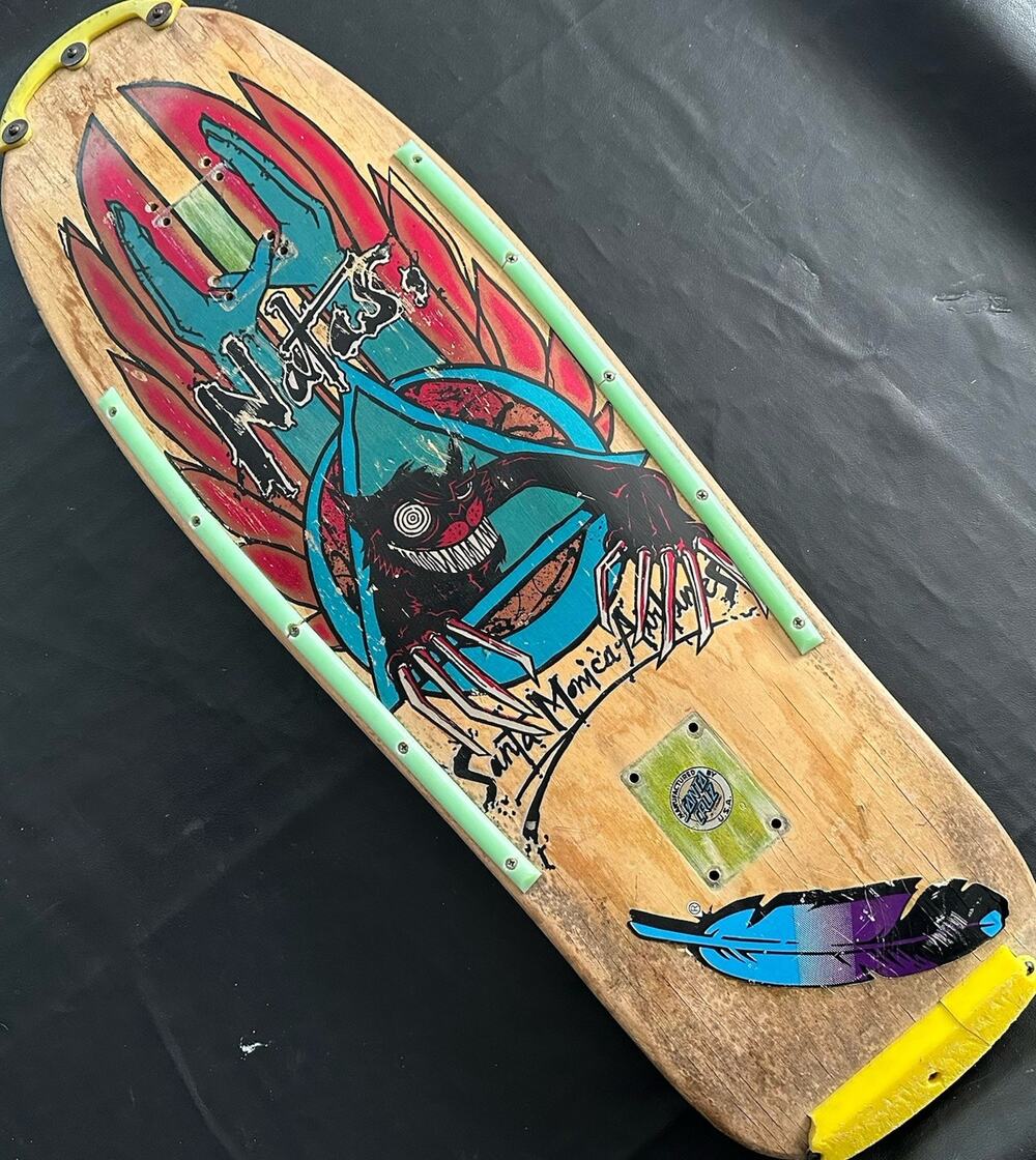 1989 SMA Santa Cruz Natas Kaupas Freddy Jim Phillips Skateboard Deck